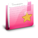 Folder Documents Pink Icon